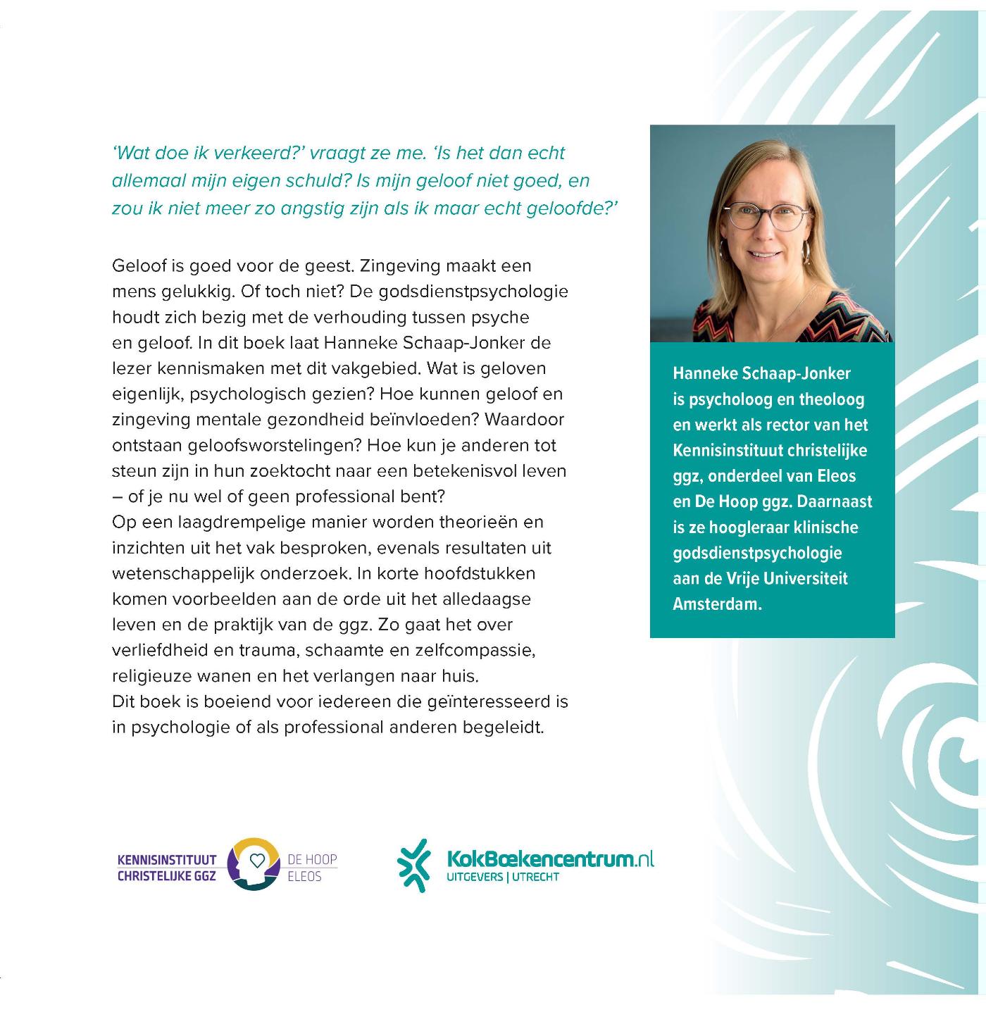 Productafbeelding: achterkant van Goed voor de geest