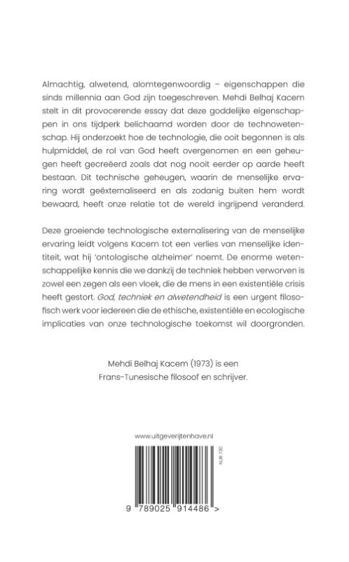 Productafbeelding: achterkant van God, techniek en alwetendheid