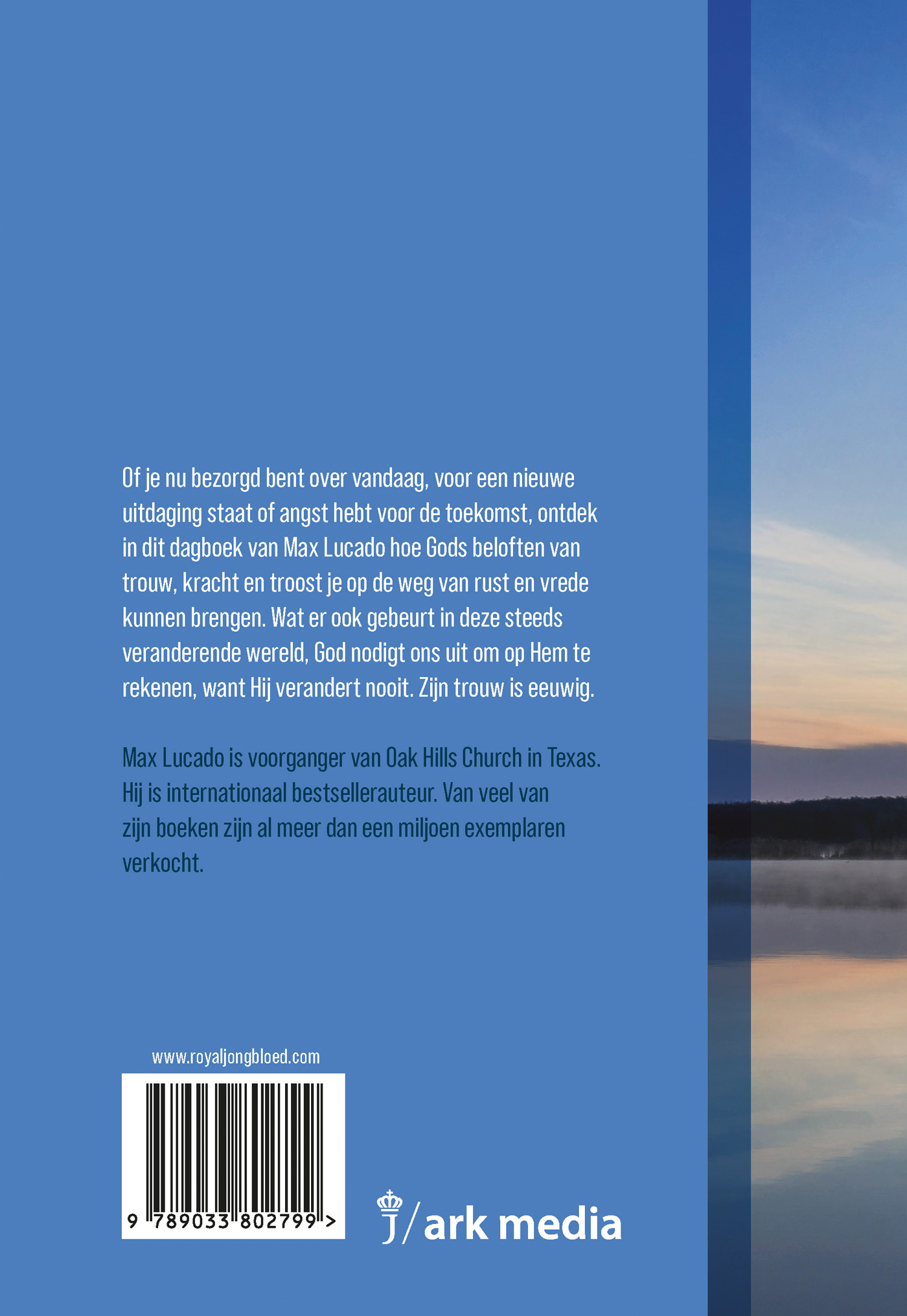 Productafbeelding: achterkant van Elke dag rekenen op God