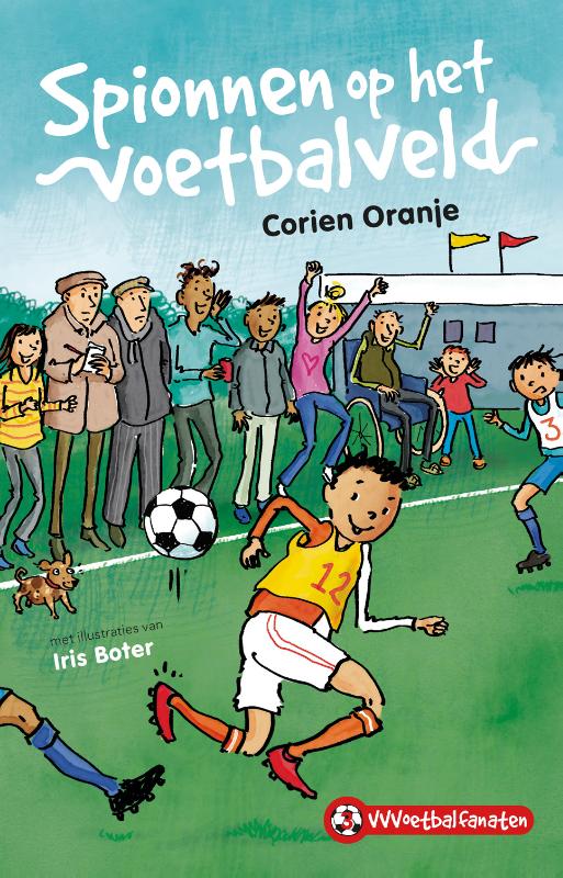 Productafbeelding: voorkant van Spionnen op het voetbalveld