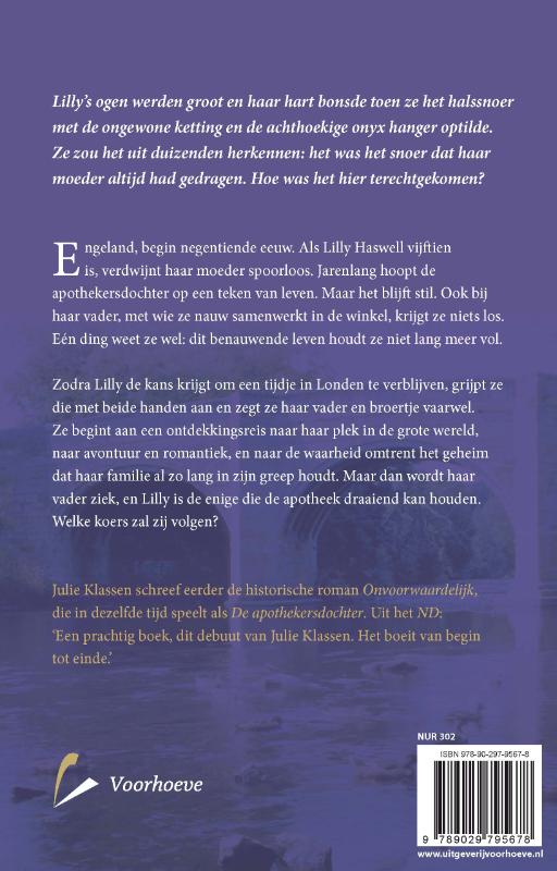 Productafbeelding: achterkant van De apothekersdochter