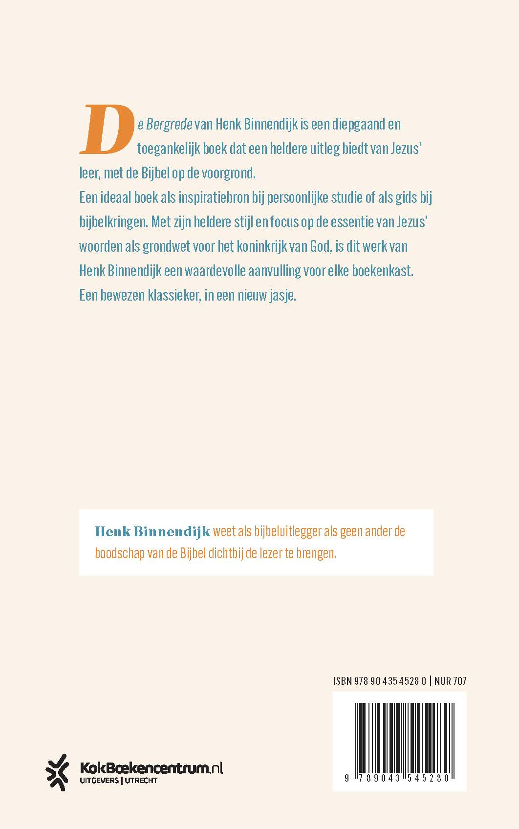 Productafbeelding: achterkant van De bergrede