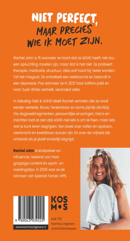 Productafbeelding: achterkant van Gelukkig heb ik ADHD