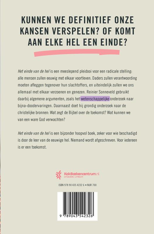 Productafbeelding: achterkant van Het einde van de hel