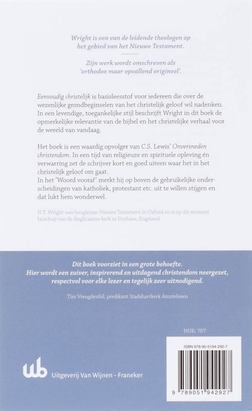 Productafbeelding: achterkant van Eenvoudig christelijk