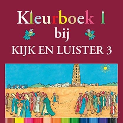 Productafbeelding: voorkant van KLEURBOEK ROOD K & L 3