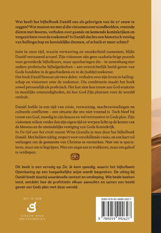 Productafbeelding: achterkant van De tijd van het einde