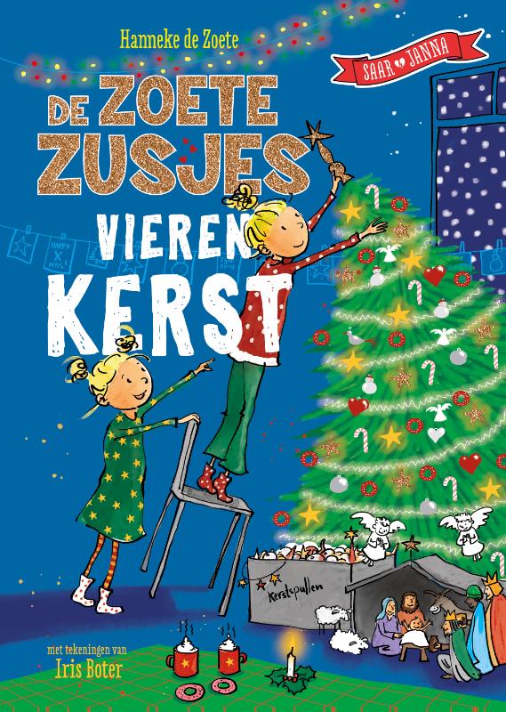 Productafbeelding: voorkant van De Zoete Zusjes vieren kerst