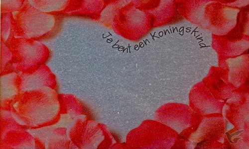 Productafbeelding: voorkant van Minikaart je bent een koningskind