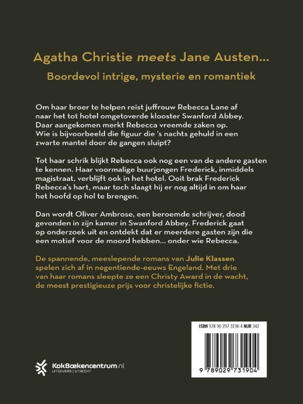 Productafbeelding: achterkant van De echo van Swanford Abbey