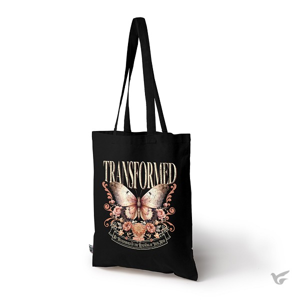 Productafbeelding: voorkant van Fairtradetas Transformed zwart