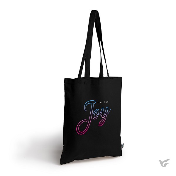 Productafbeelding: voorkant van Fairtrade tas Joy color zwart