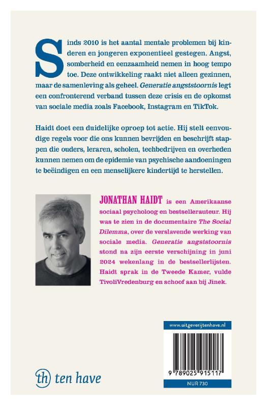 Productafbeelding: achterkant van Generatie angststoornis