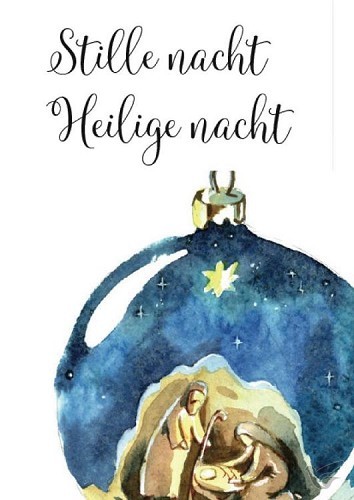 Productafbeelding: voorkant van Stille nacht - kerstbal