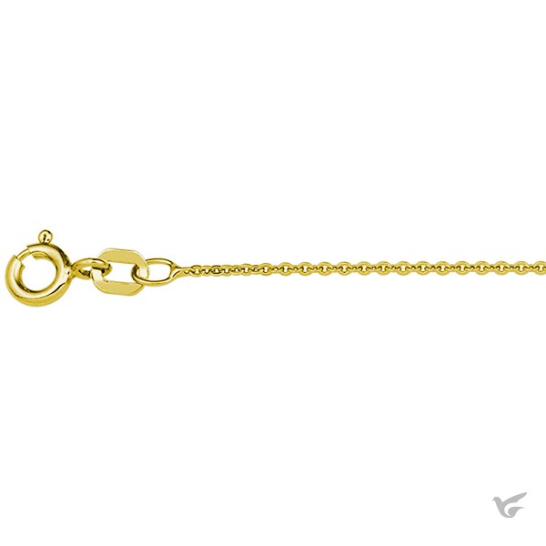 Productafbeelding: voorkant van Goldplated anchor chain 45cm - 1,1mm