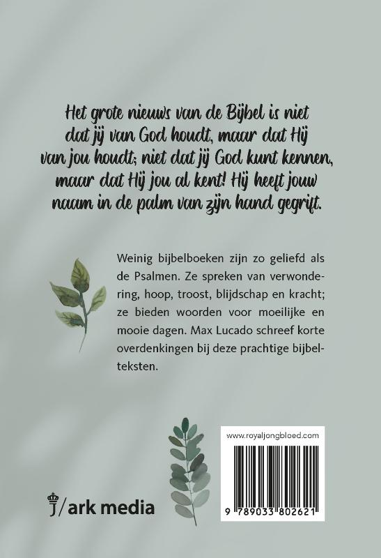 Productafbeelding: achterkant van In de palm van Gods hand