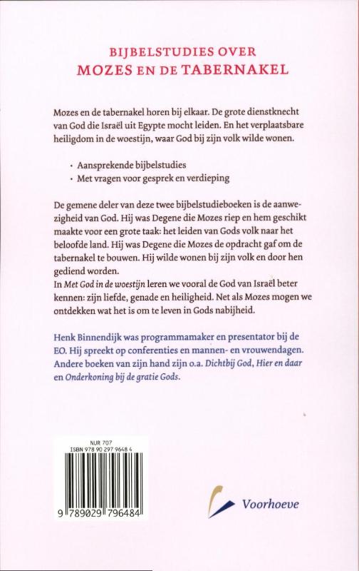 Productafbeelding: achterkant van Met God in de woestijn