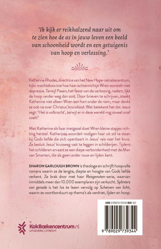 Productafbeelding: achterkant van Splinters van genade