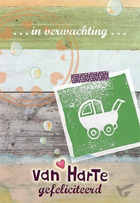 Productafbeelding: voorkant van Wenskaart gefeliciteerd het oude is voor