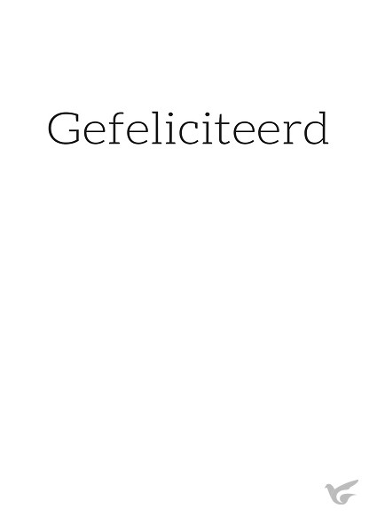 Productafbeelding: voorkant van Gefeliciteerd