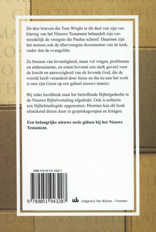 Productafbeelding: achterkant van Galaten en tessalonicenzen