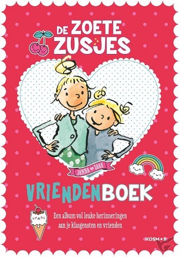 Productafbeelding: voorkant van Zoete zusjes vriendenboekje