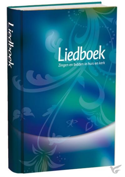 Productafbeelding: voorkant van Liedboek blauw/groen witsnede