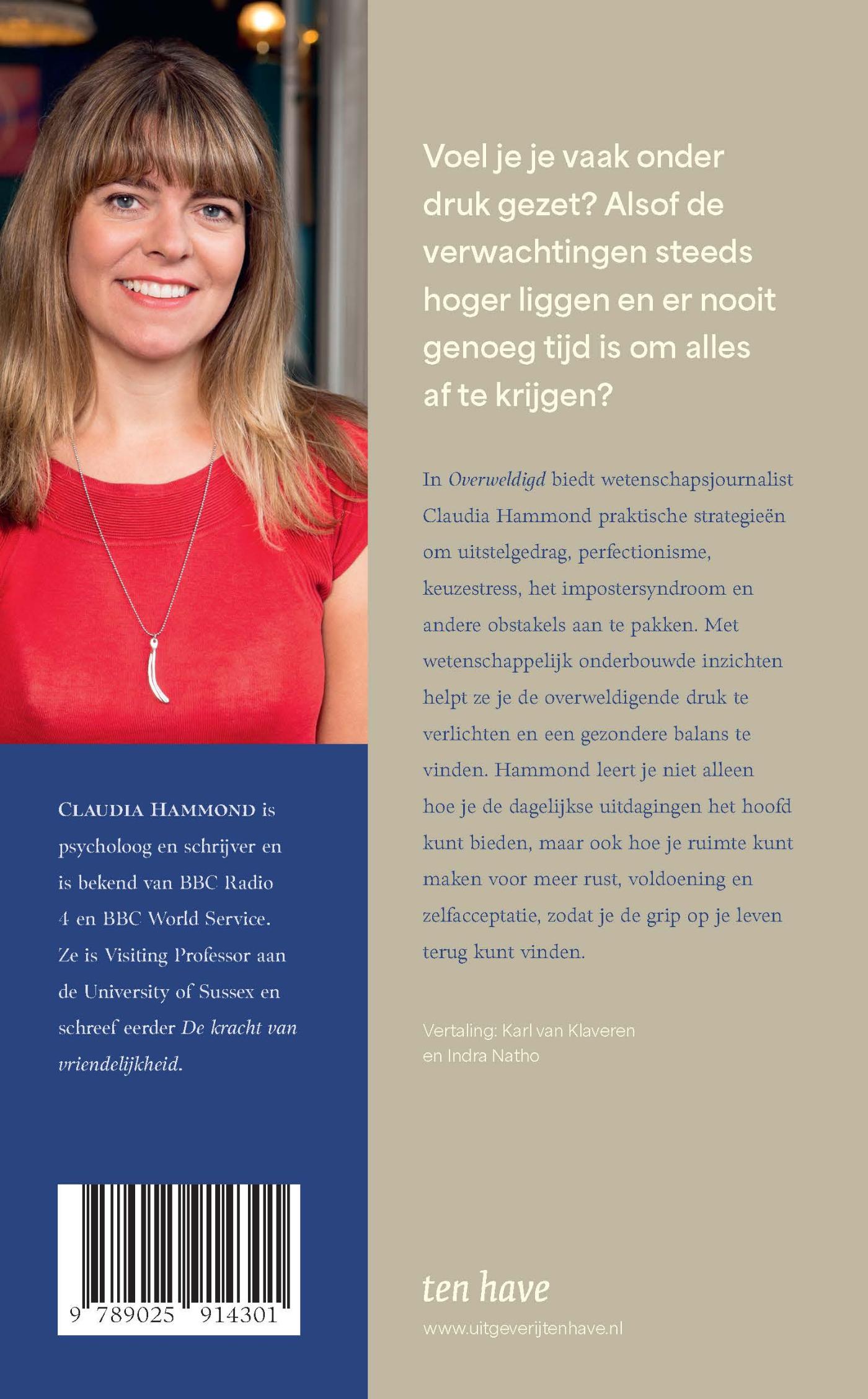 Productafbeelding: achterkant van Overweldigd