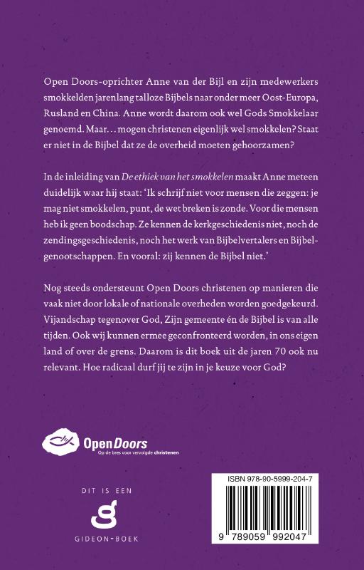 Productafbeelding: achterkant van De ethiek van het smokkelen