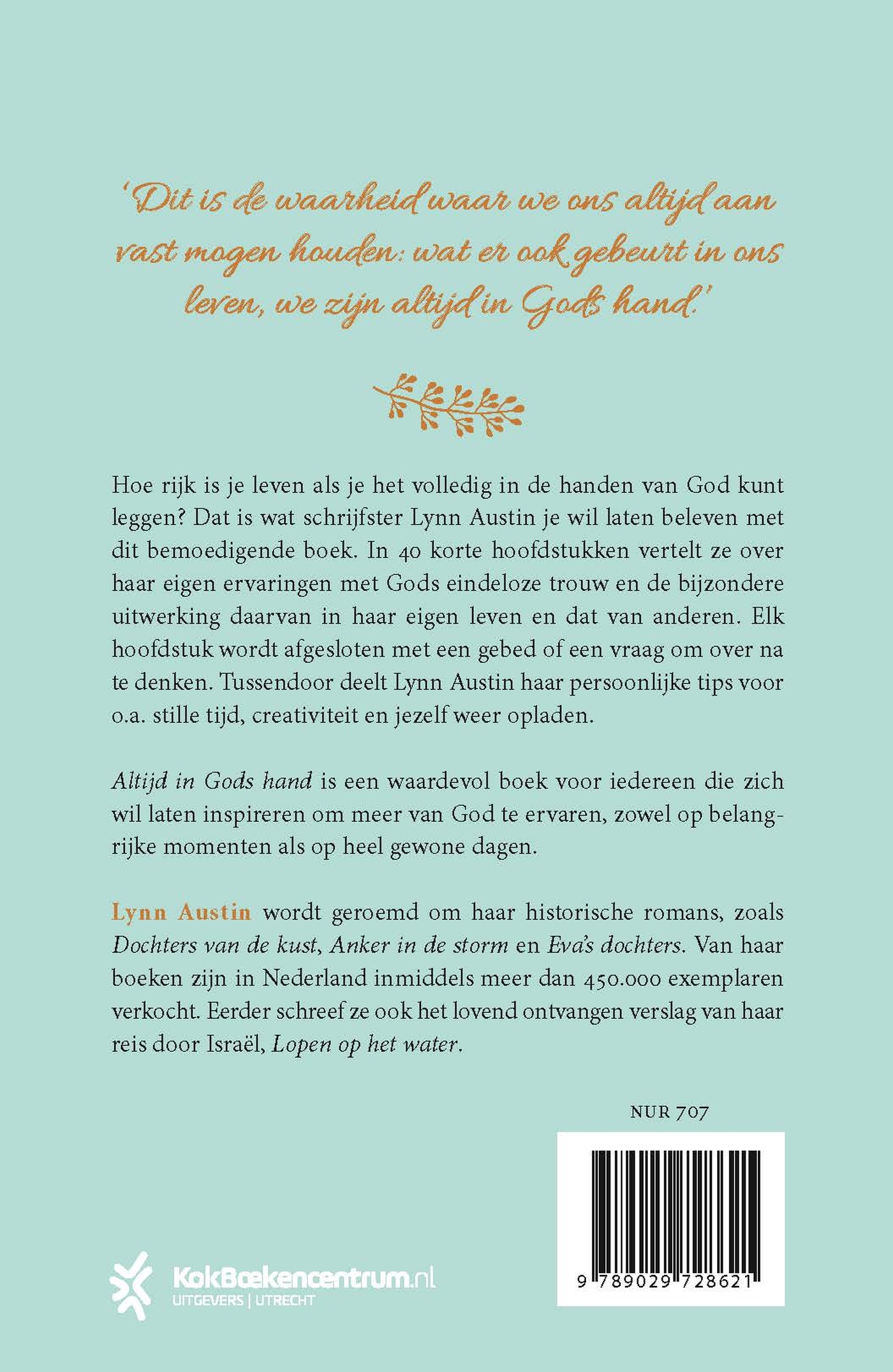 Productafbeelding: achterkant van Altijd in Gods hand
